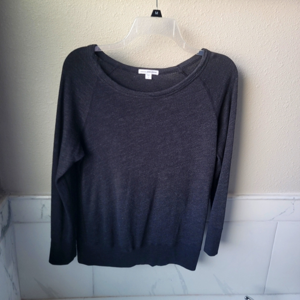 James Perse Dark Gray Sweatshirt Size 1
